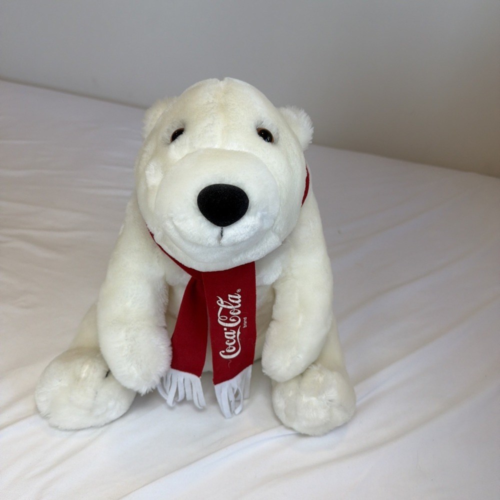 Coca Cola‎ Polar Bear 14" Plush Vintage 1993
